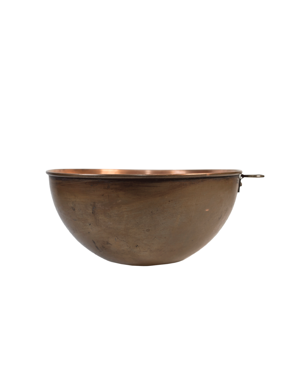 ROUNDED SOLID COPPER BOWL