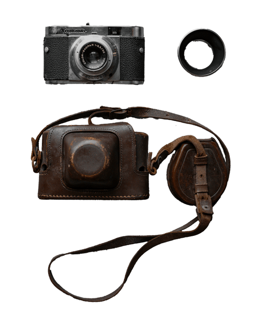 Voigtländer VITO B Non-working Display Camera w/Leather Case + Lens Hood