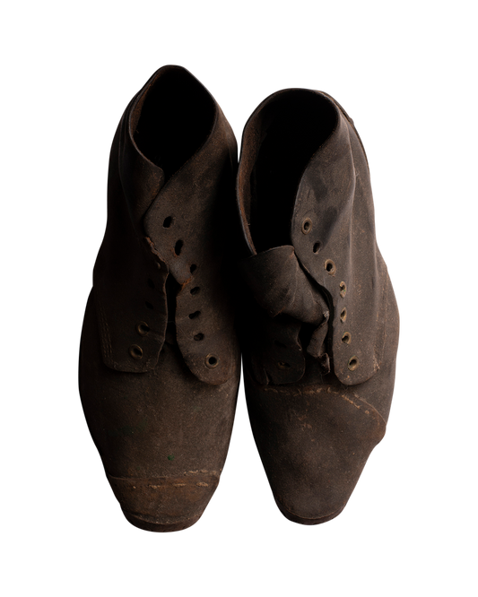 Late 1800s Workers Clogs Display