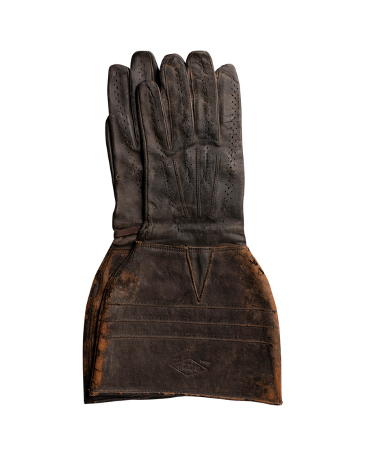 1950s Grinnell Leather Motorcycle Gloves