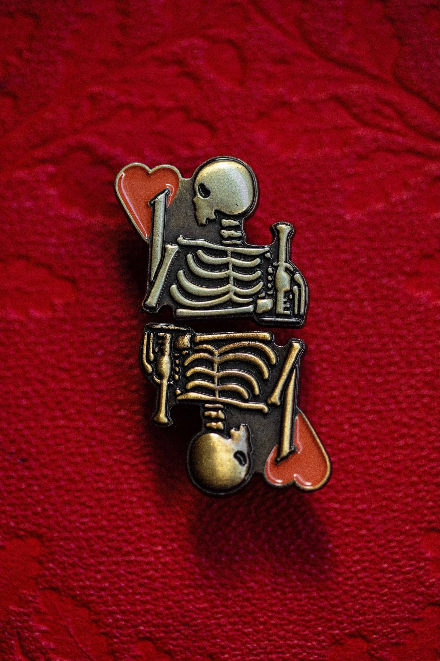 BOUND enamel pin
