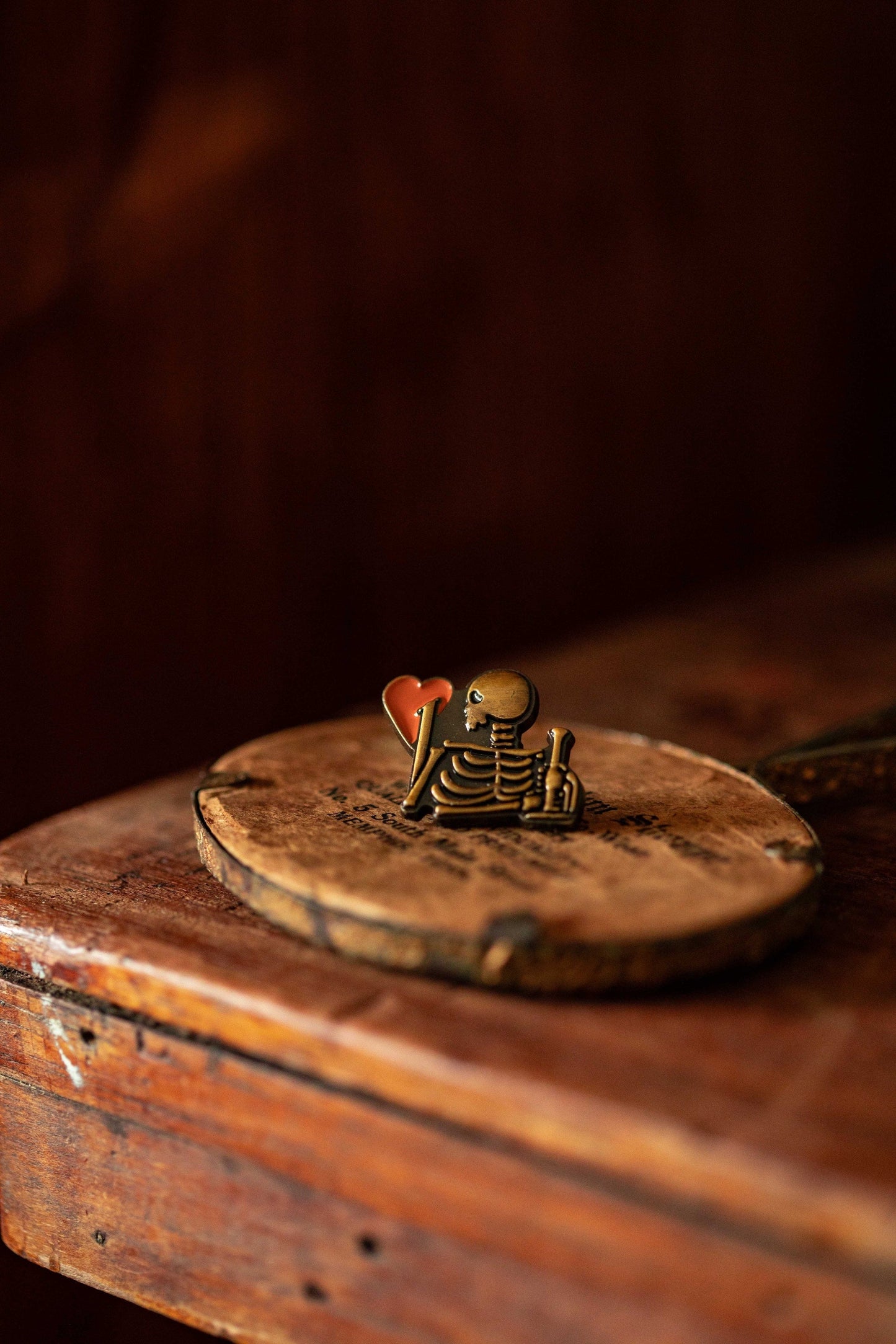 BOUND enamel pin