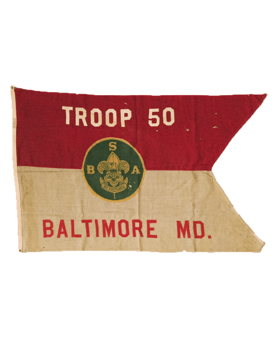 BOY SCOUT MARYLAND TROOP 50 FLAG