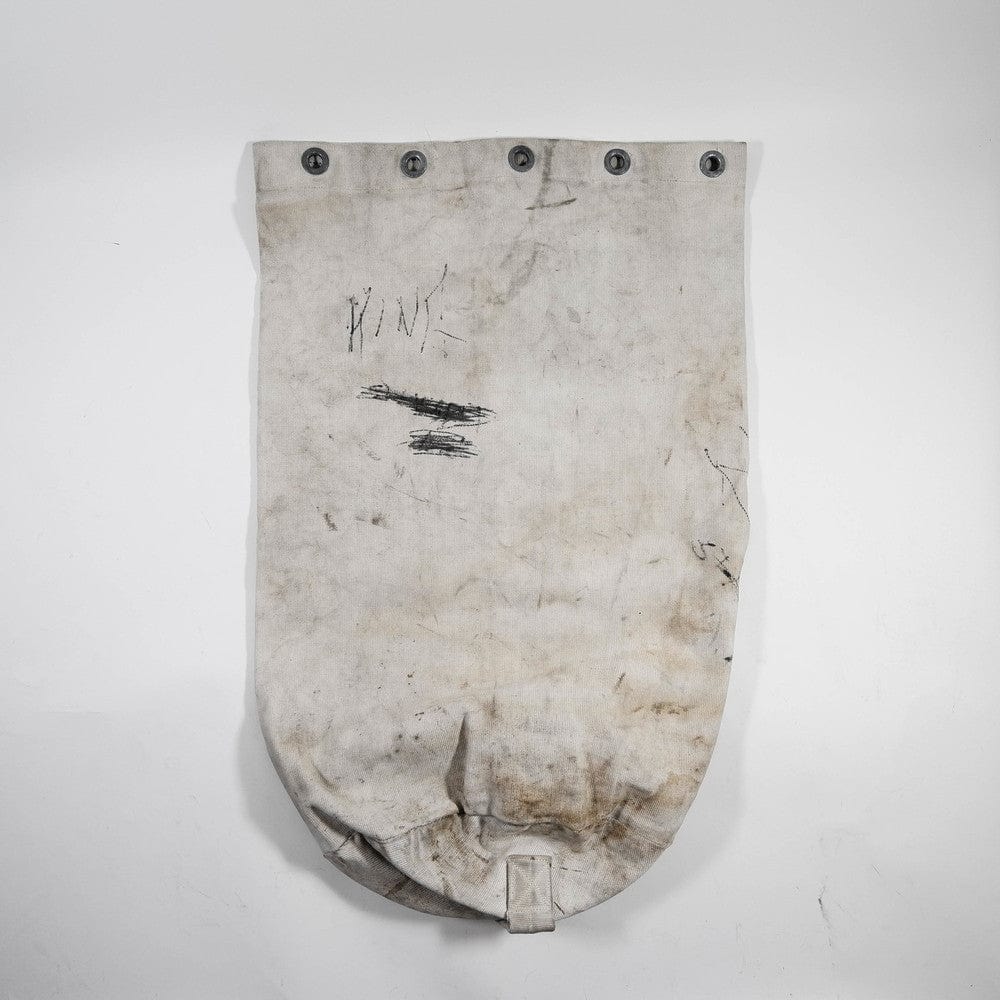 GREY/OFF WHITE WW2 NAVY DUFFLE