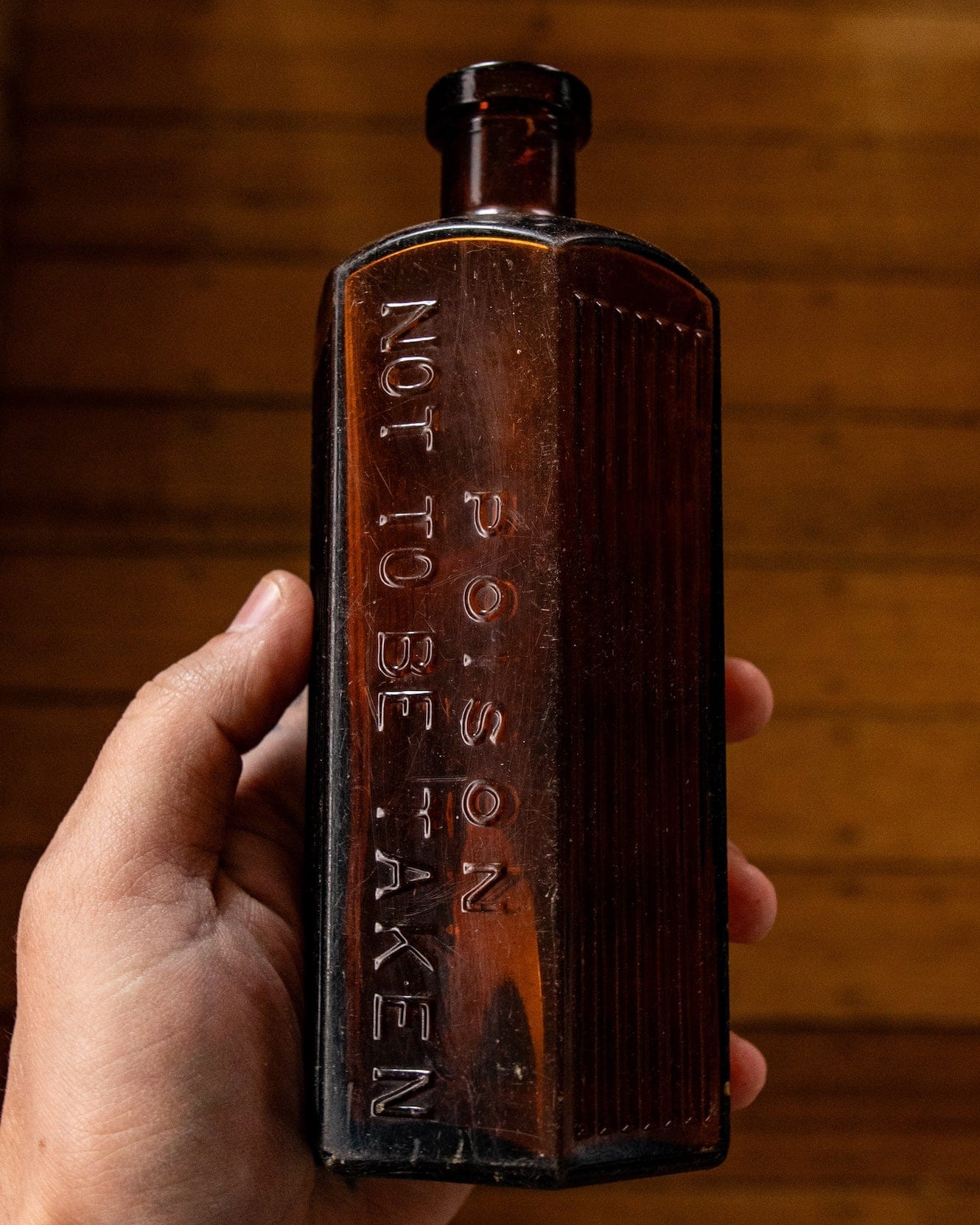 Hexagonal Poison Bottle