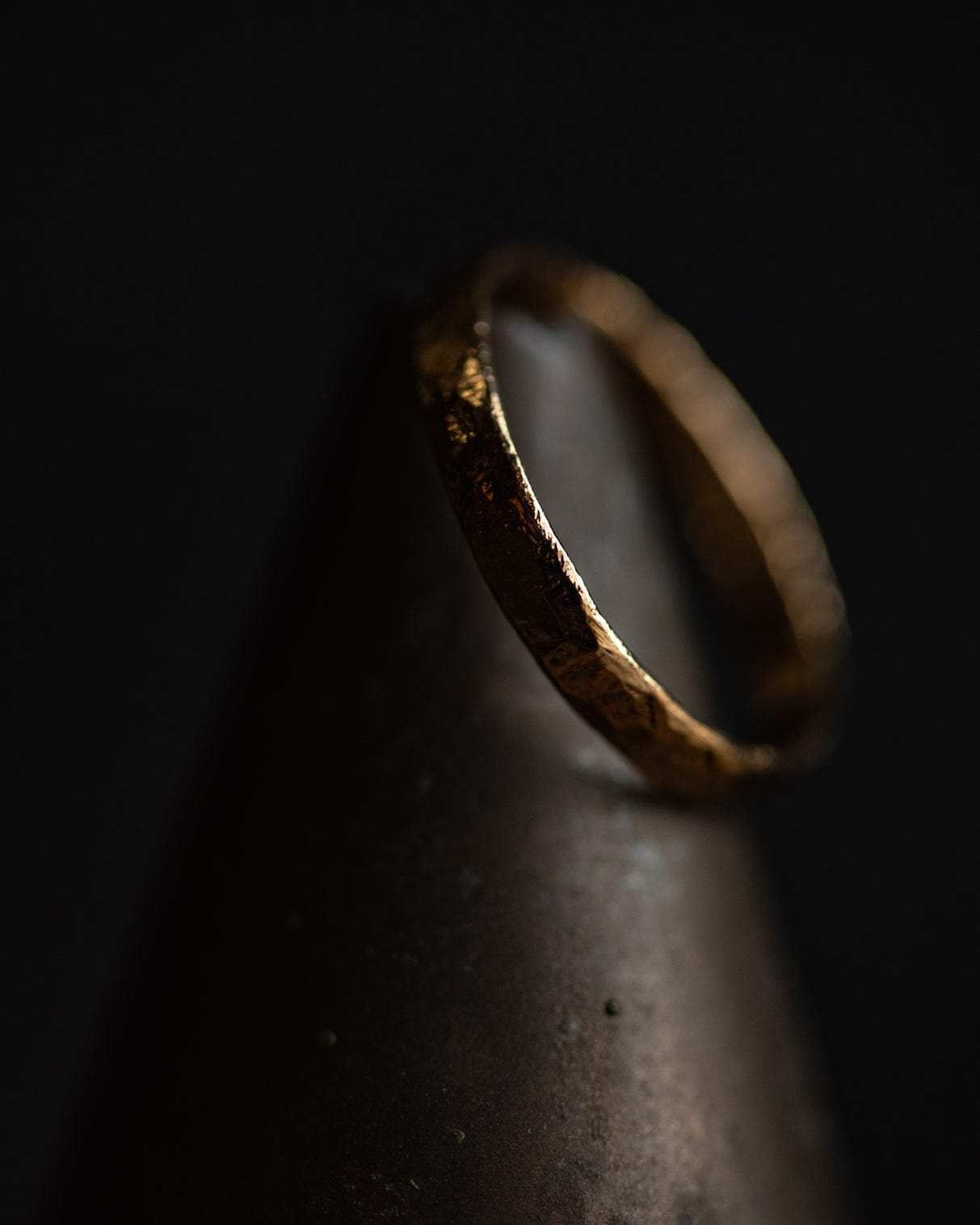IMPERFECTS - Stirling Silver .925 Gold-Bathed Ring Onward-Engraved (Size 8)