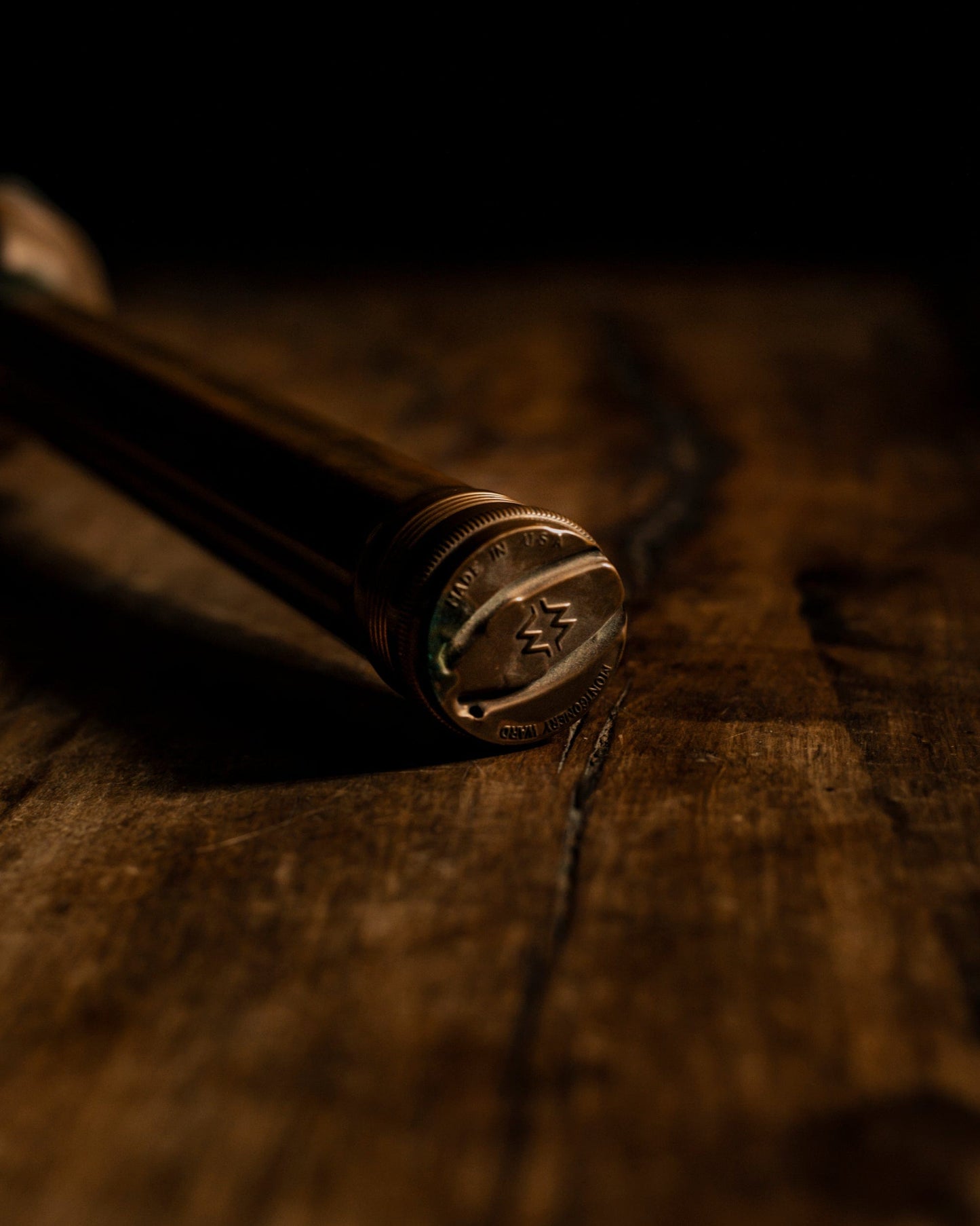 Montgomery Ward Copper Flashlight Nonworking