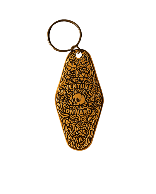 Mr Skelly Brass Key tag