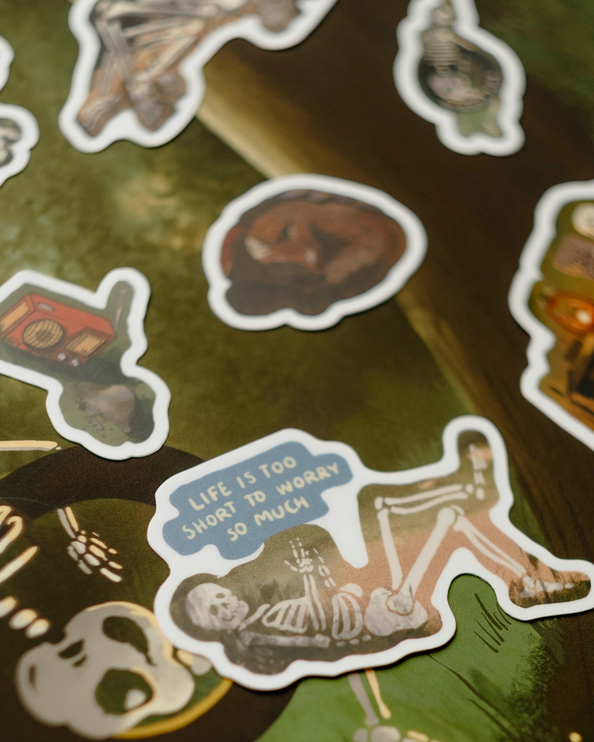 Mr. Skelly Sticker Pack!