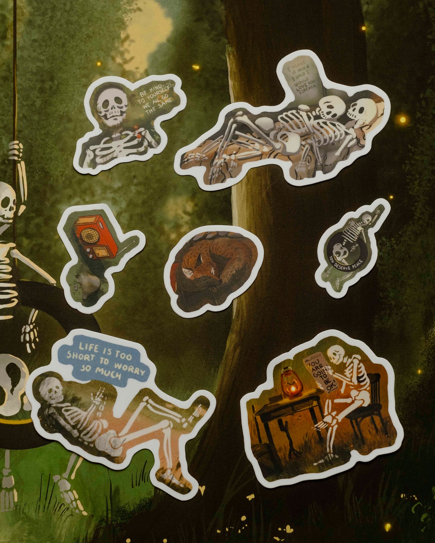 Mr. Skelly Sticker Pack!