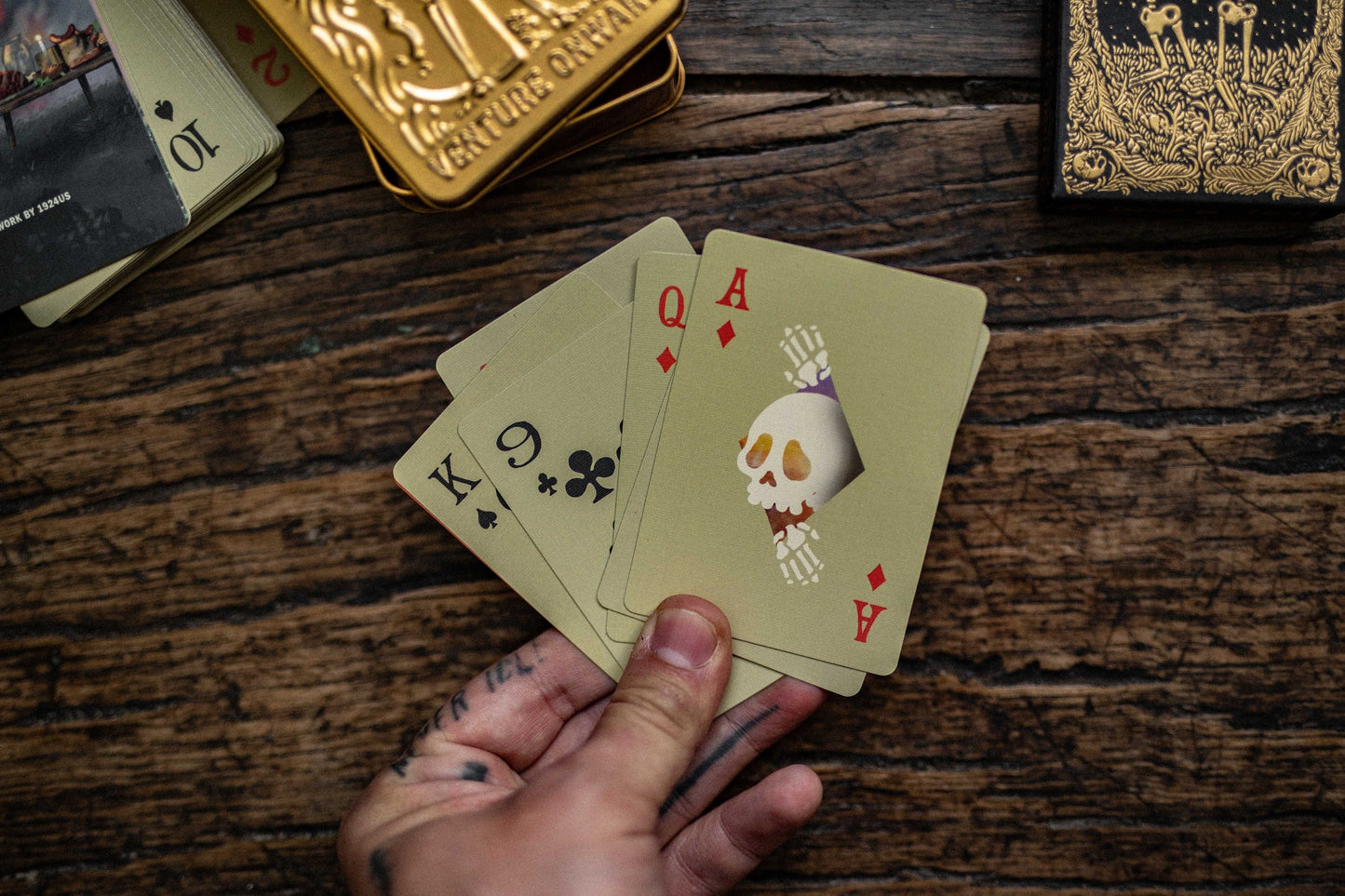 physical MR SKELLY PLAYING CARDS