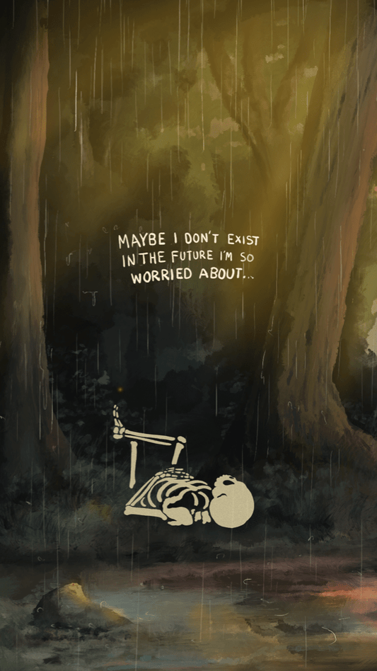 Print - Maybe I Don't Exist