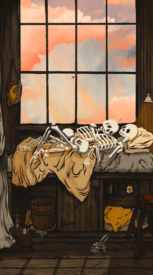 Print - Mr And Mrs Skelly