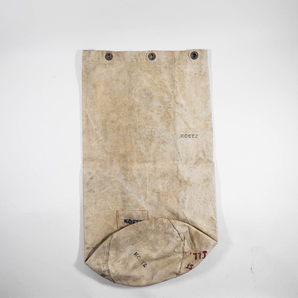 RARE BEIGE WW2 NAVY DUFFLE