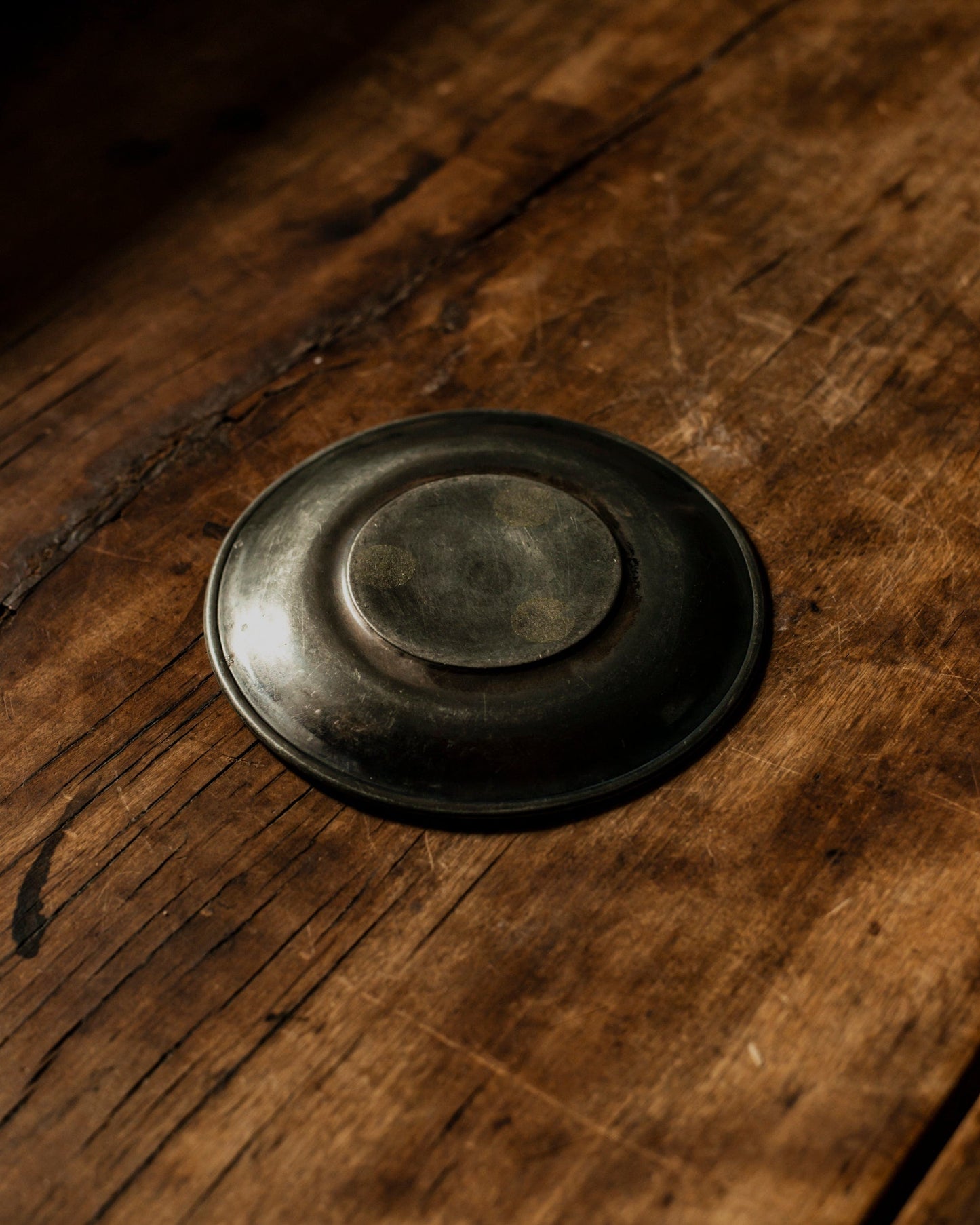 Solid Pewter Plate