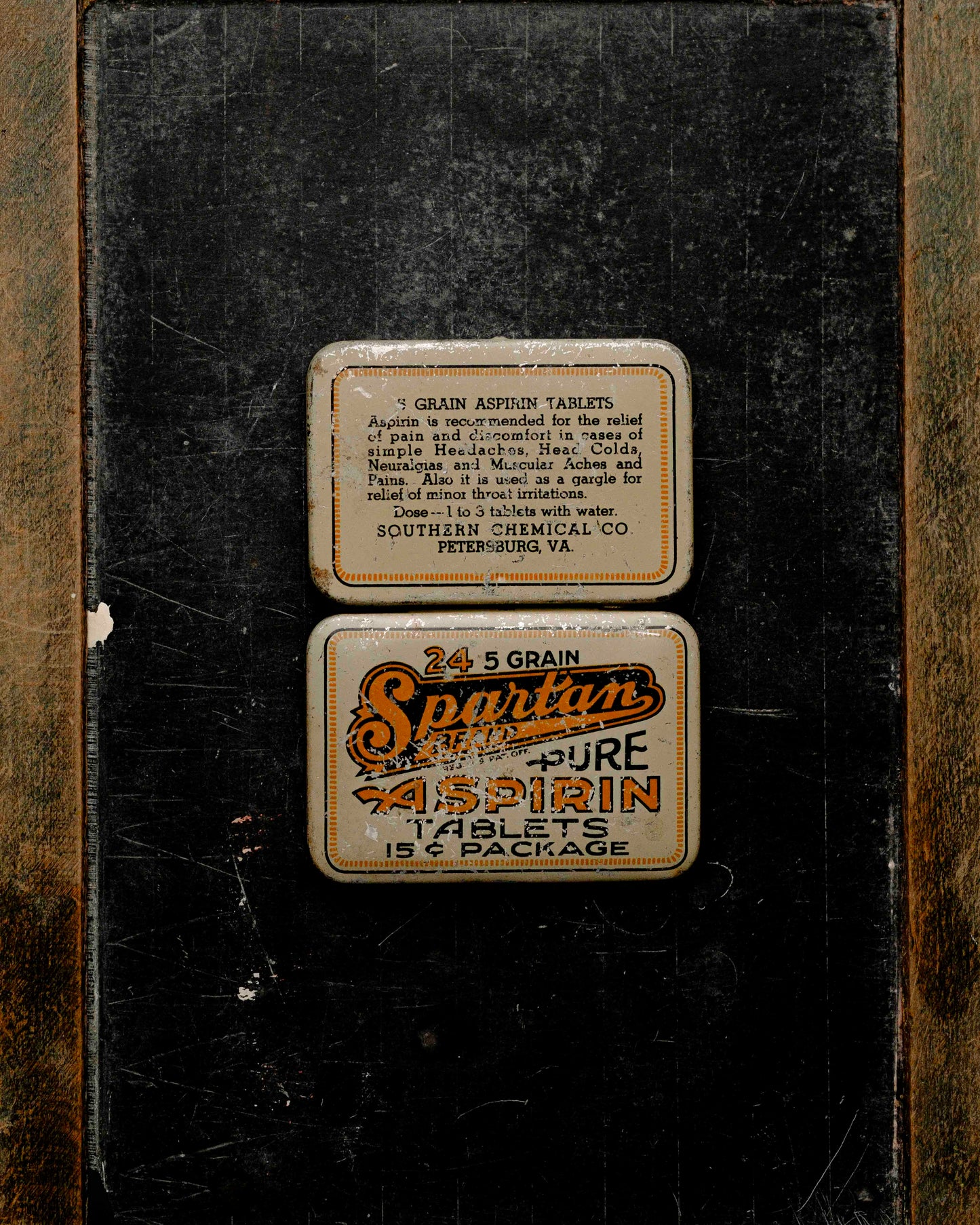 Spartan Brand Aspirin Tin