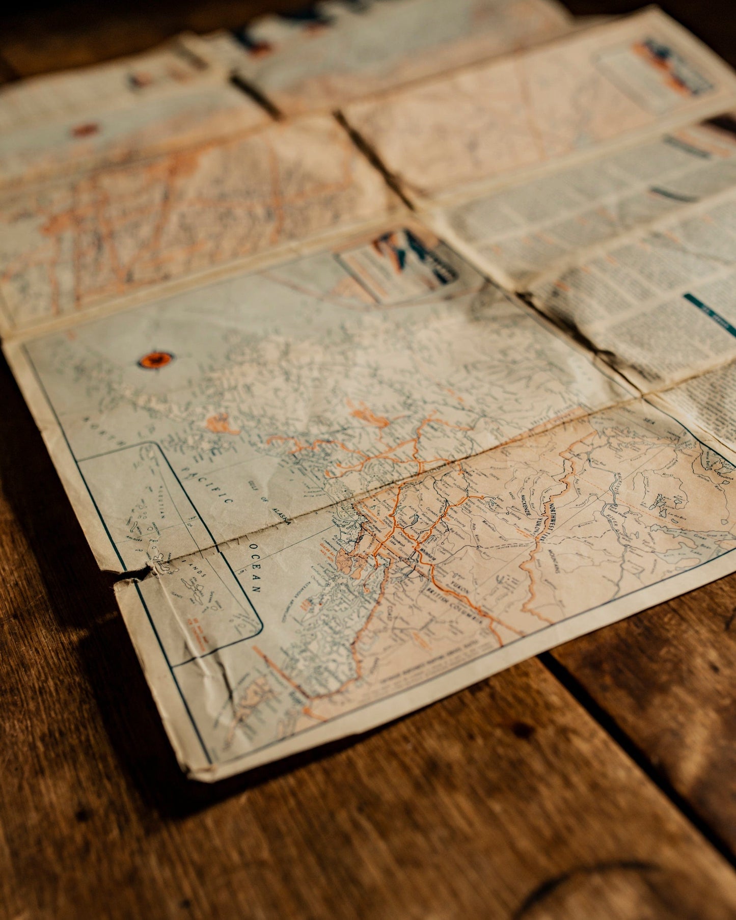 Union Oil Co Alaska Road Map + Travel Guide