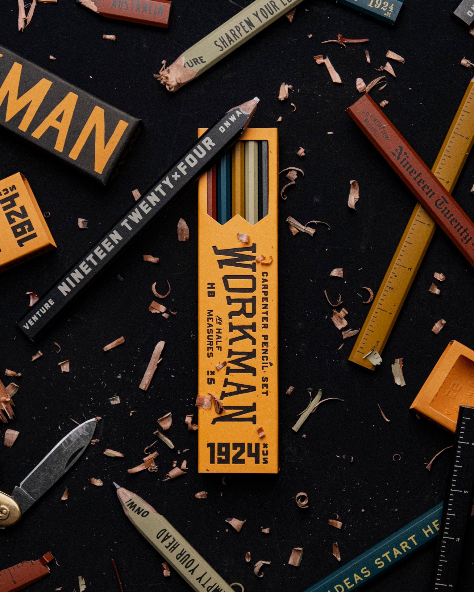 Workman Carpenter Pencil Set (x5)
