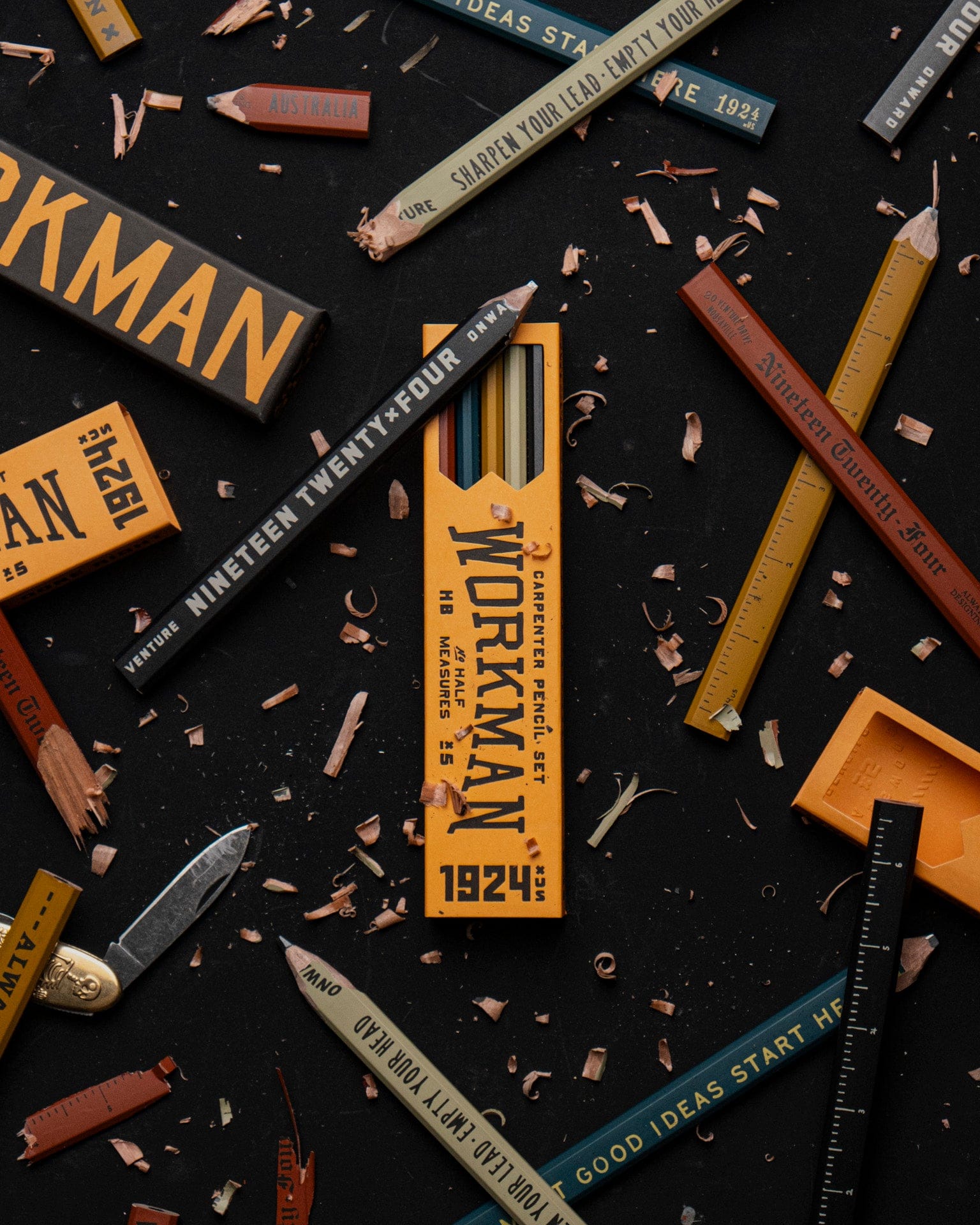Workman Carpenter Pencil Set (x5)