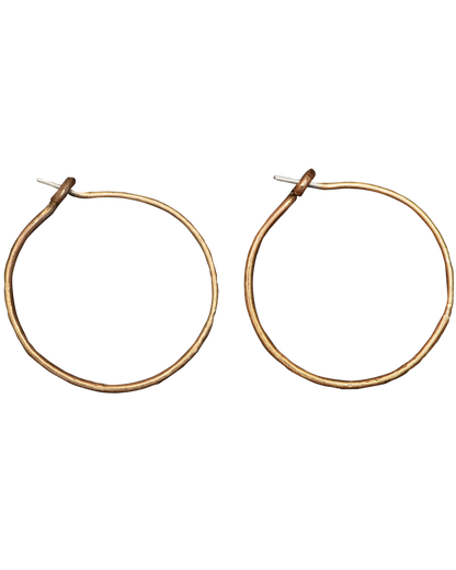 1924us Signature Hand Hammered Earrings