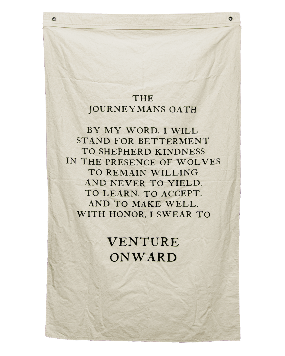 Oat / Large Journeyman's Oath - Flag