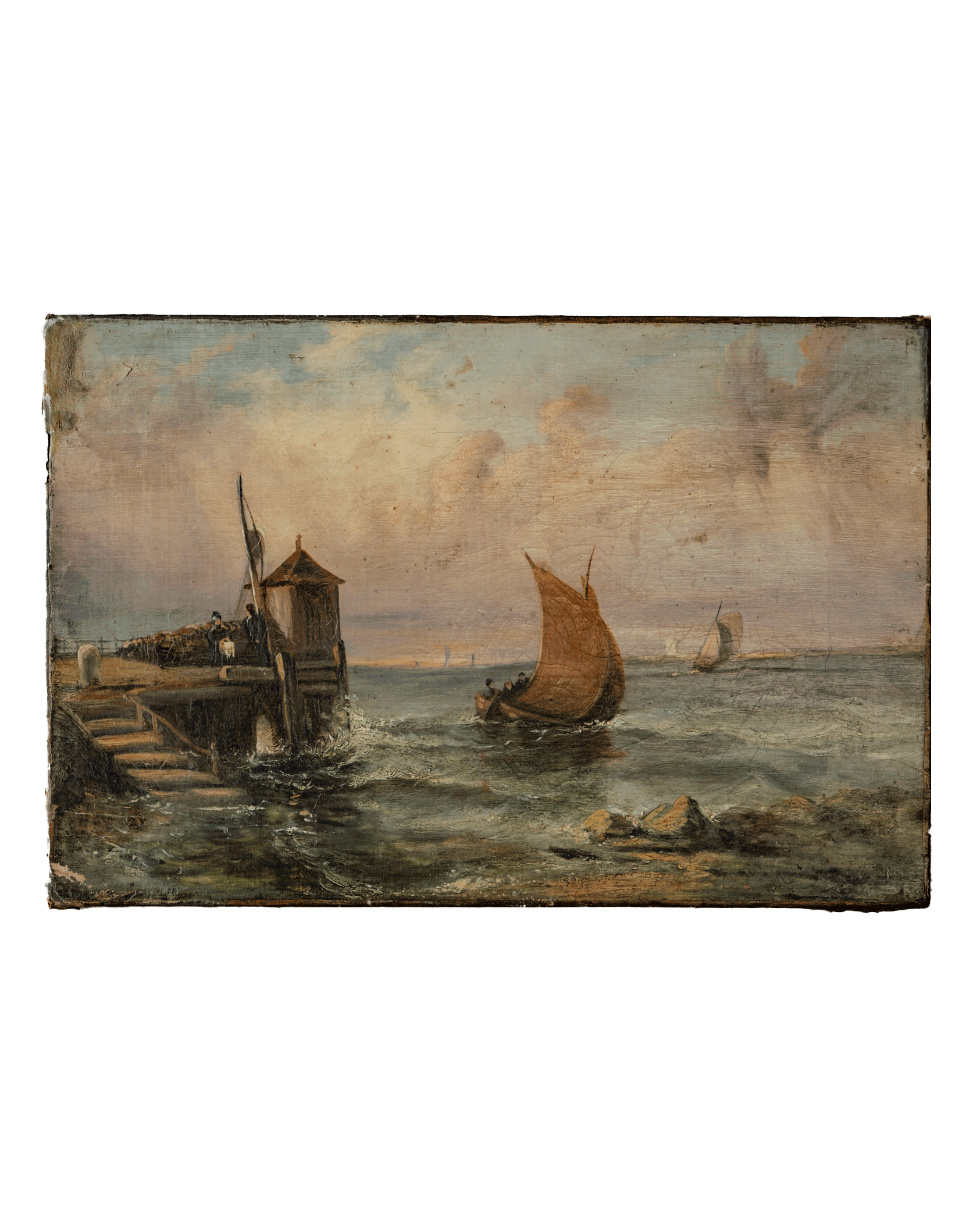 1800s Dutch Master Oil painting