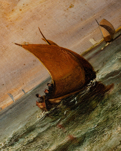 1800s Dutch Master Oil painting