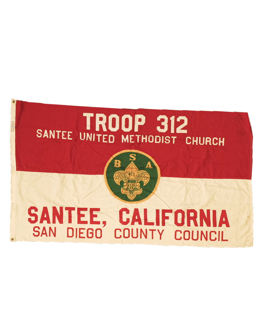 CALIFORNIA SCOUT TROOP 312 METHODIST CHURCH FLAG