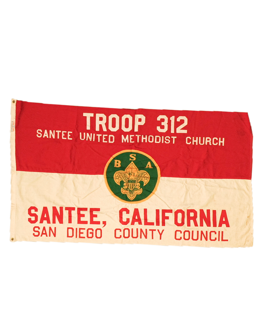 CALIFORNIA SCOUT TROOP 312 METHODIST CHURCH FLAG