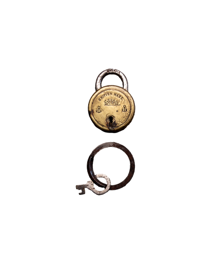 British Brass Luggage lock