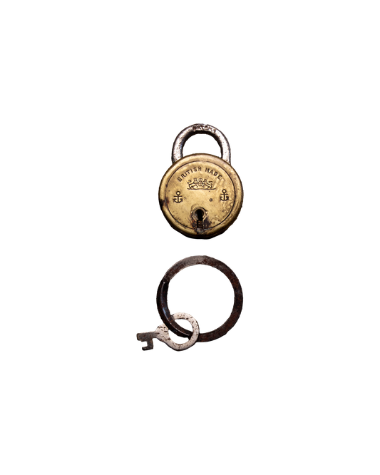 British Brass Luggage lock