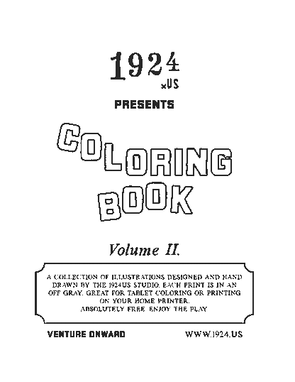 1924us - Libro para colorear - volumen II.