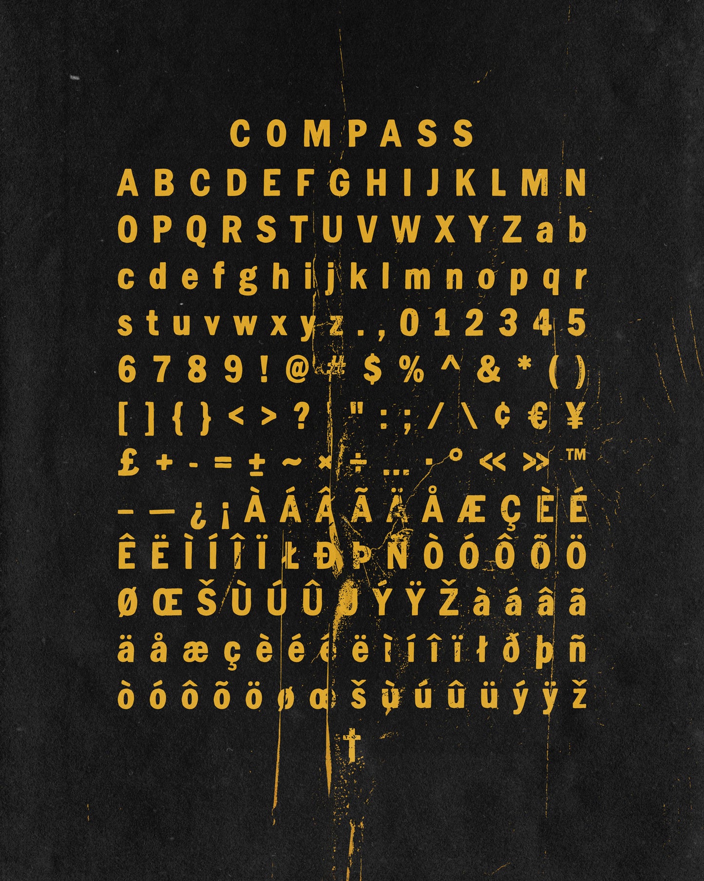 Compass Font by 1924us