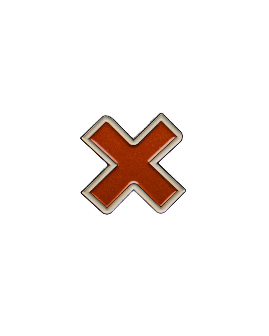 Enamel Pin - X