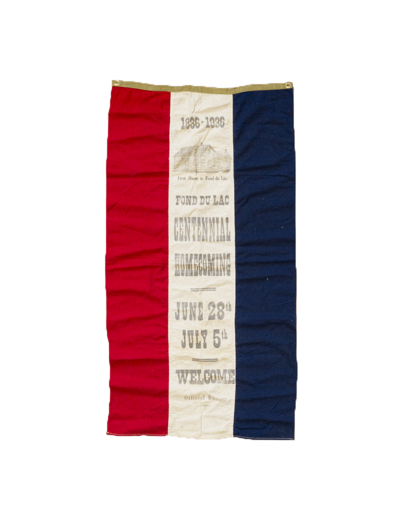 1936 FOND DU LAC CENTENNIAL FLAG