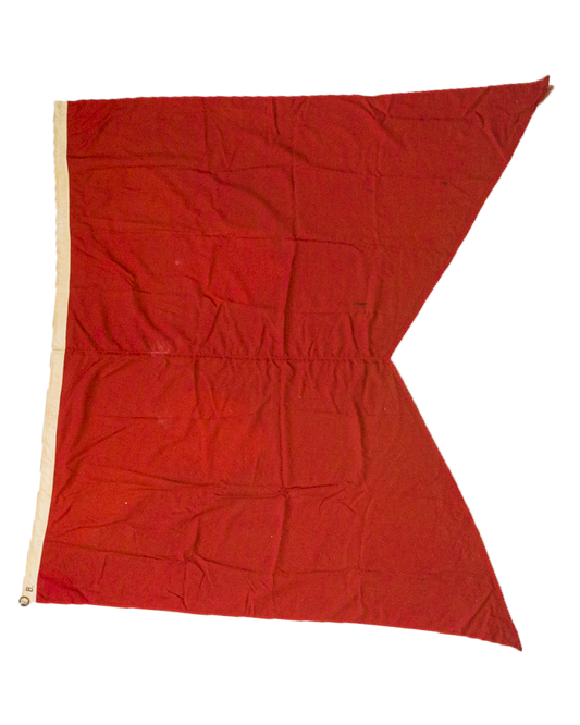 LARGE RED SWALLOWTAIL FLAG