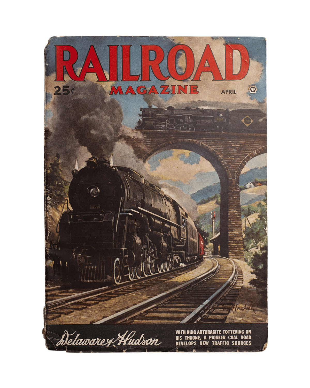 25c April Railroad Magazines