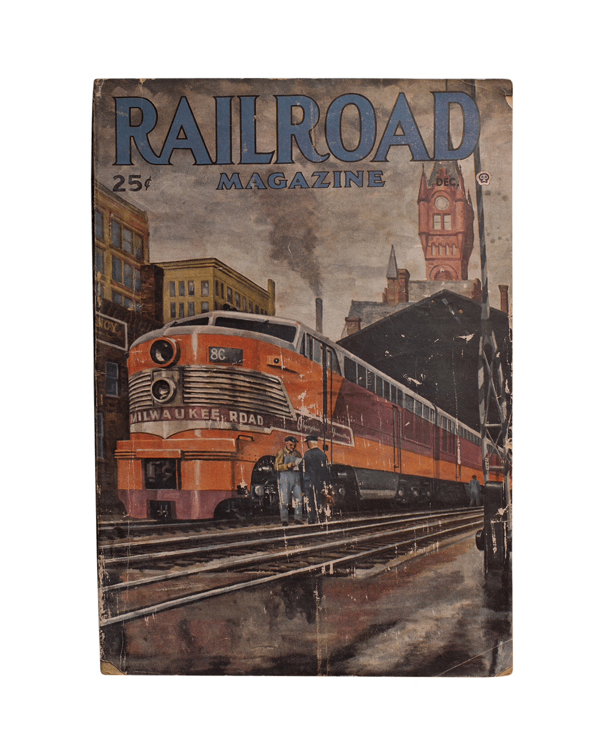 25c December Railroad Magazines