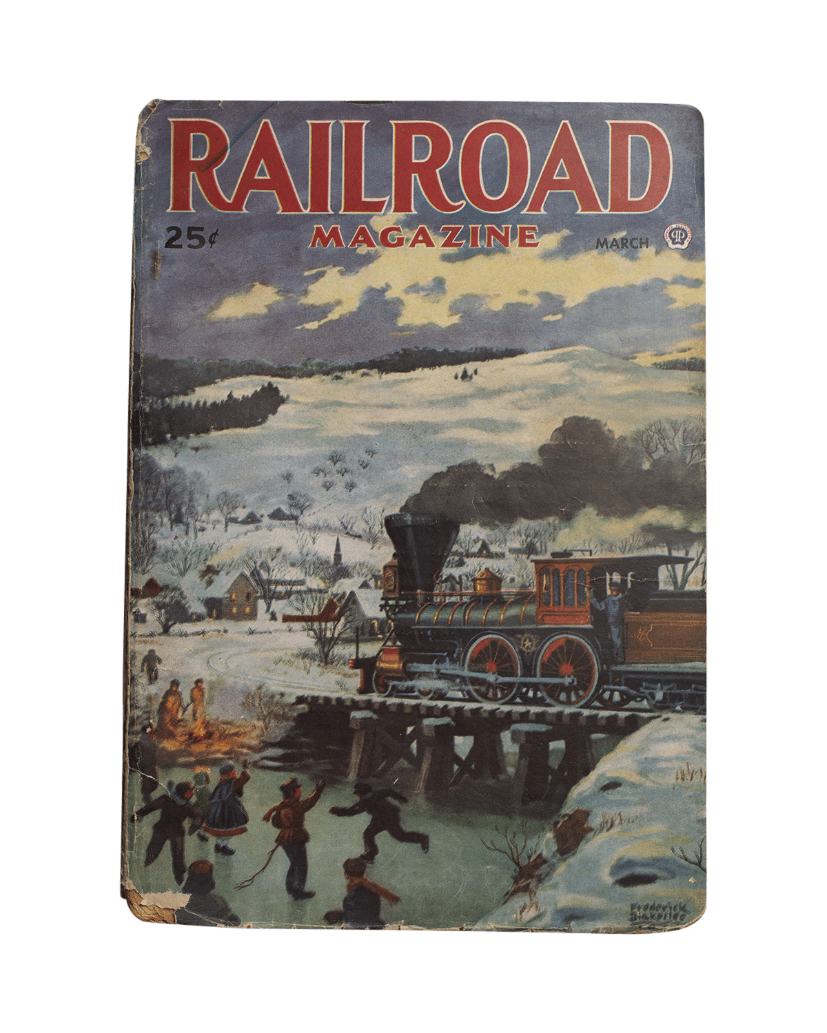 25c March Railroad Magazines