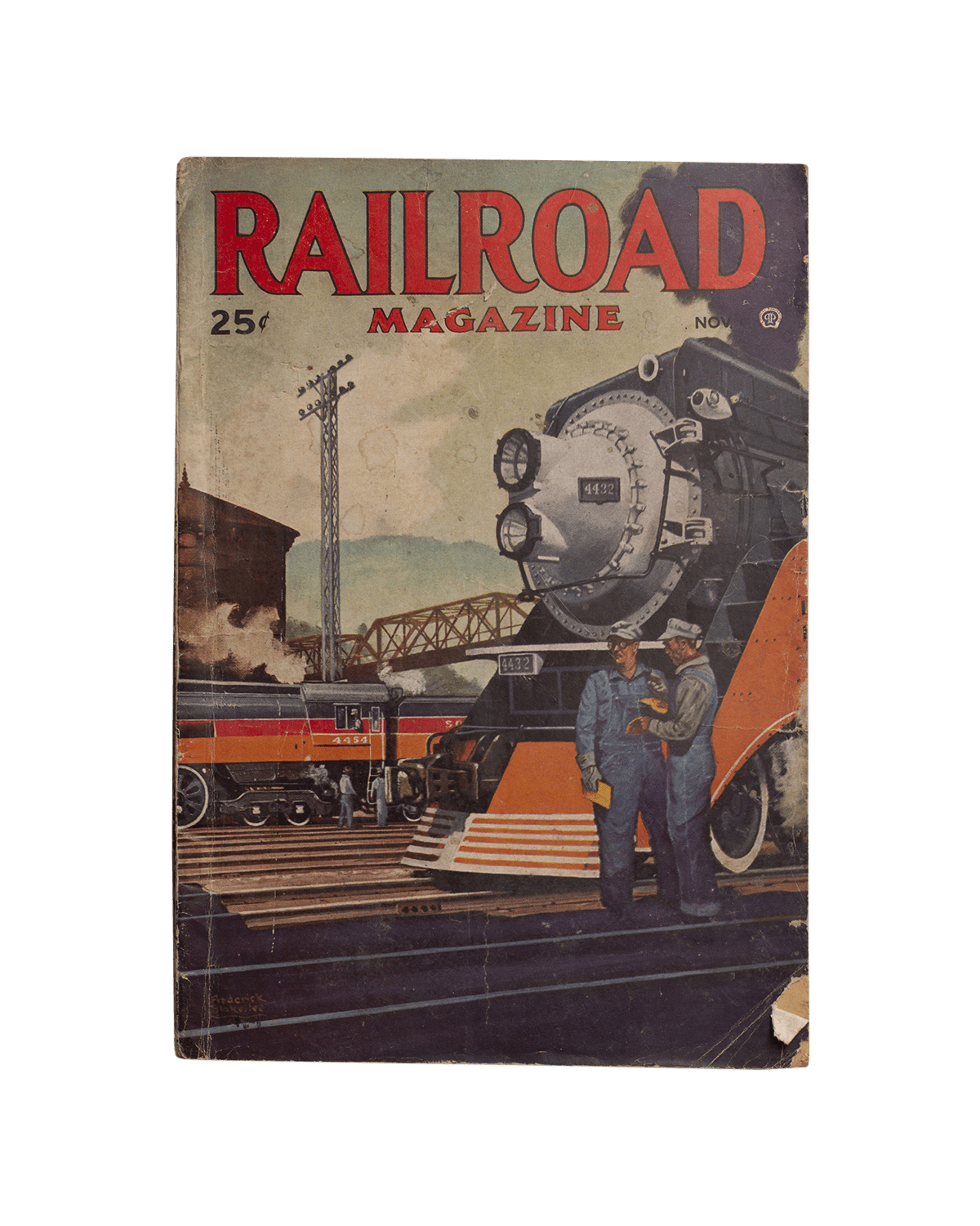 25c November Railroad Magazines