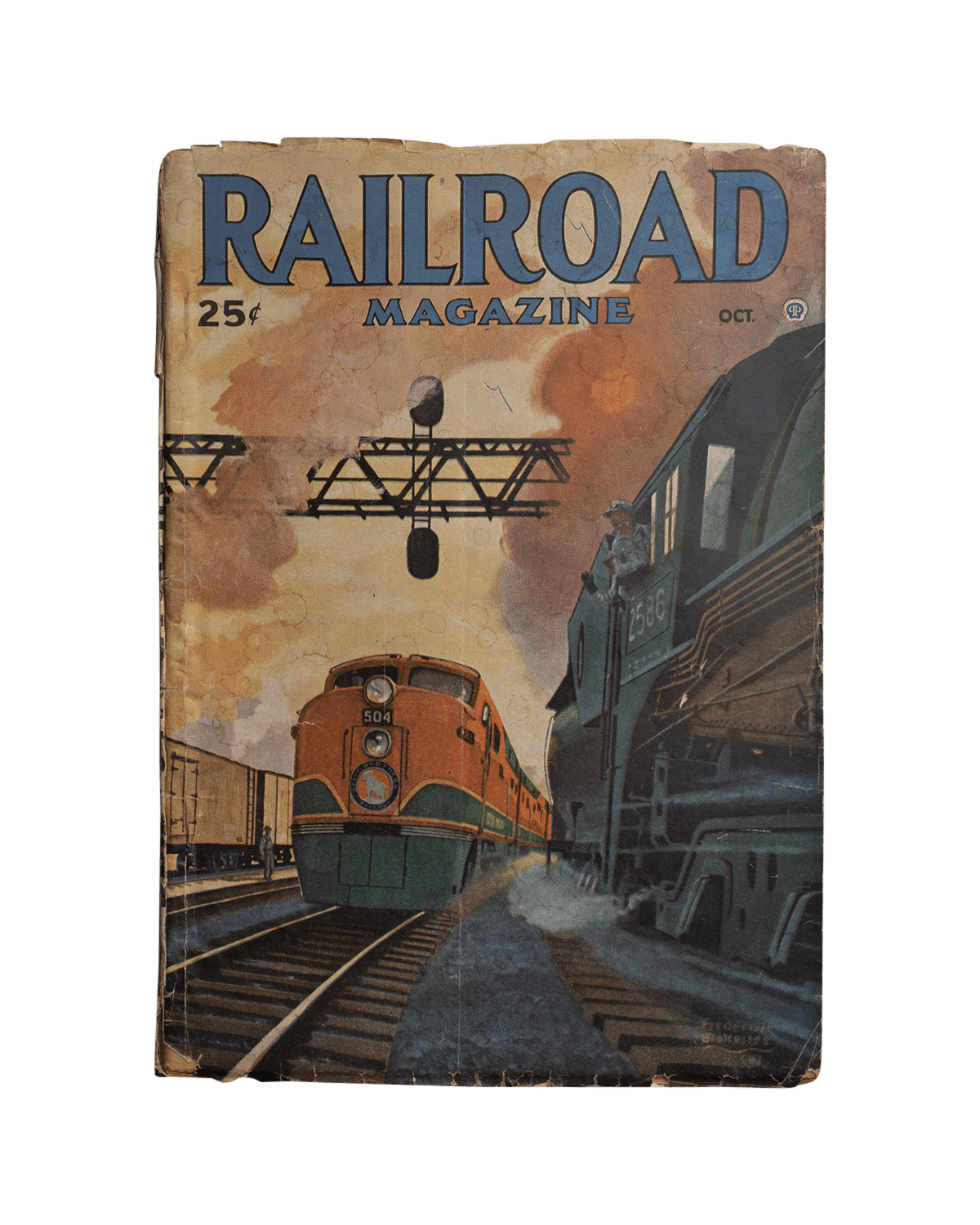 25c October Railroad Magazines