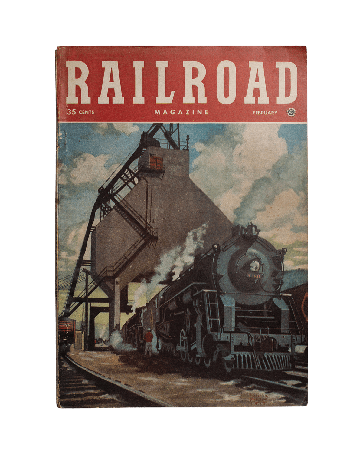 35c February Railroad Magazines