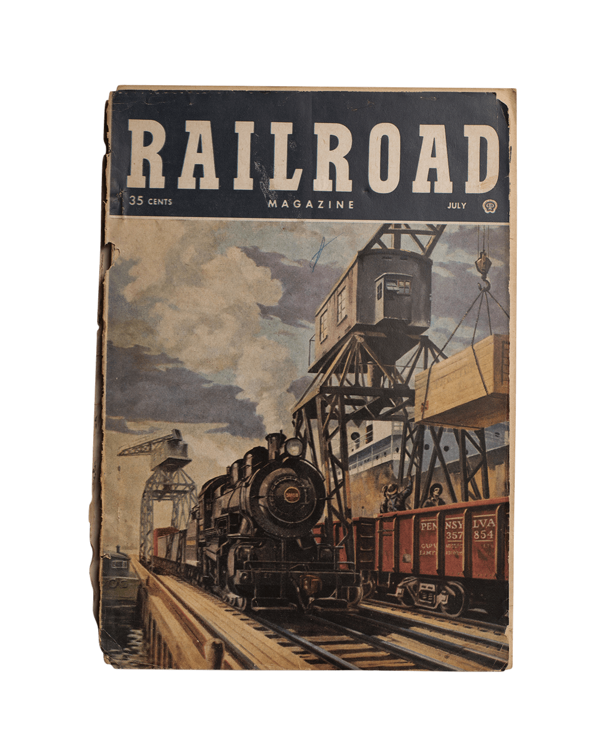 35c July Railroad Magazines