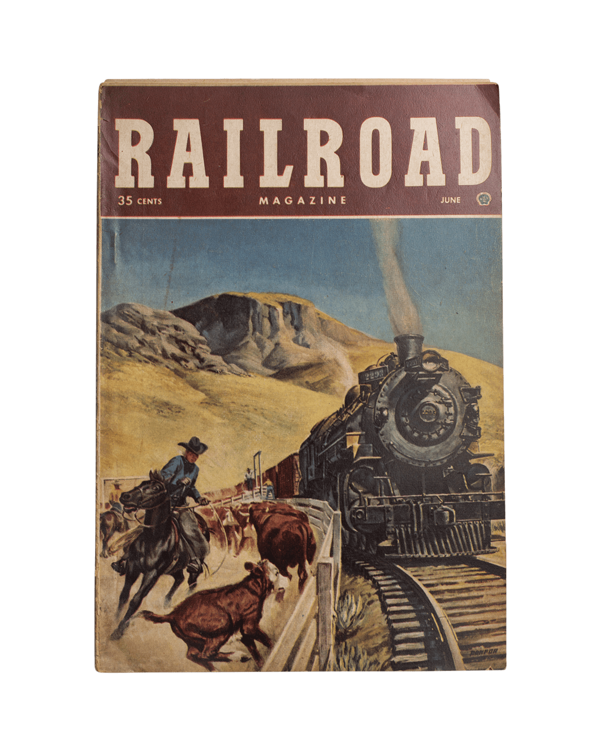 35c June Railroad Magazines