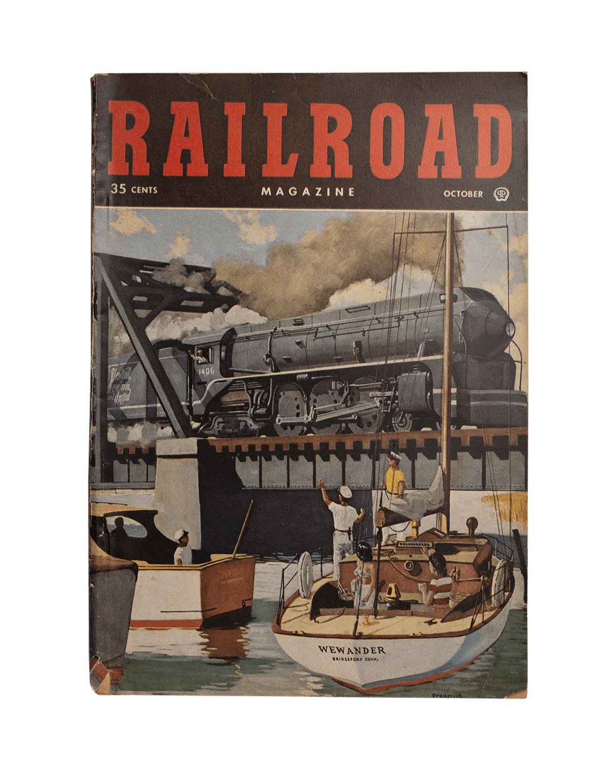 35c October Railroad Magazines