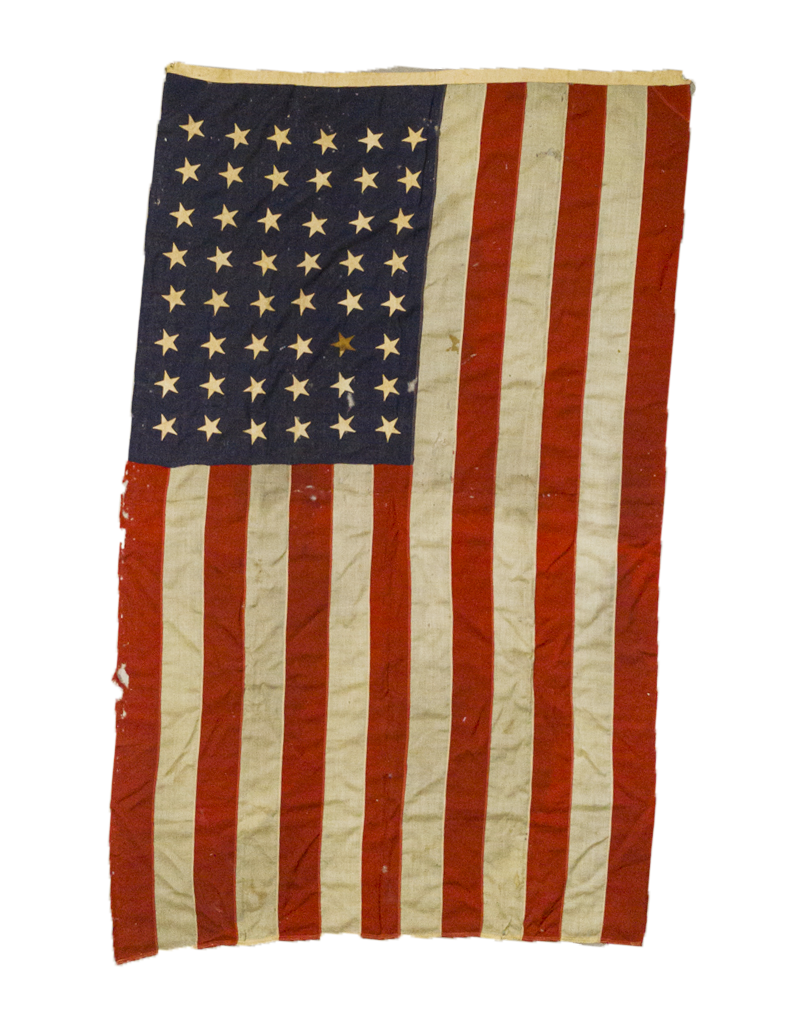 LARGE WOOL 48 STAR FLAG RARE – 1924us