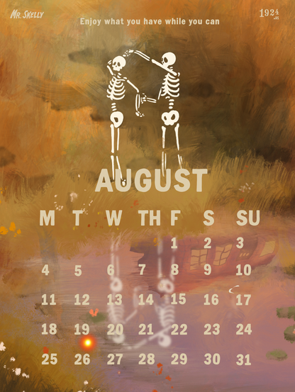 2025 Calendar - Mr. Skelly