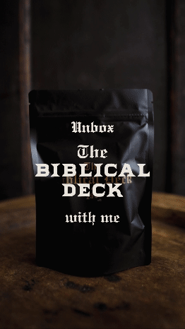 1924us Black Bible Deck
