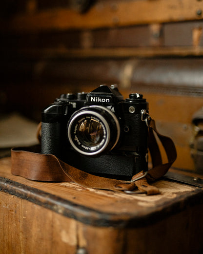 Nikon FE2 Black - Near-Mint w/Nikon MD12 Auto-Winder (Untested)