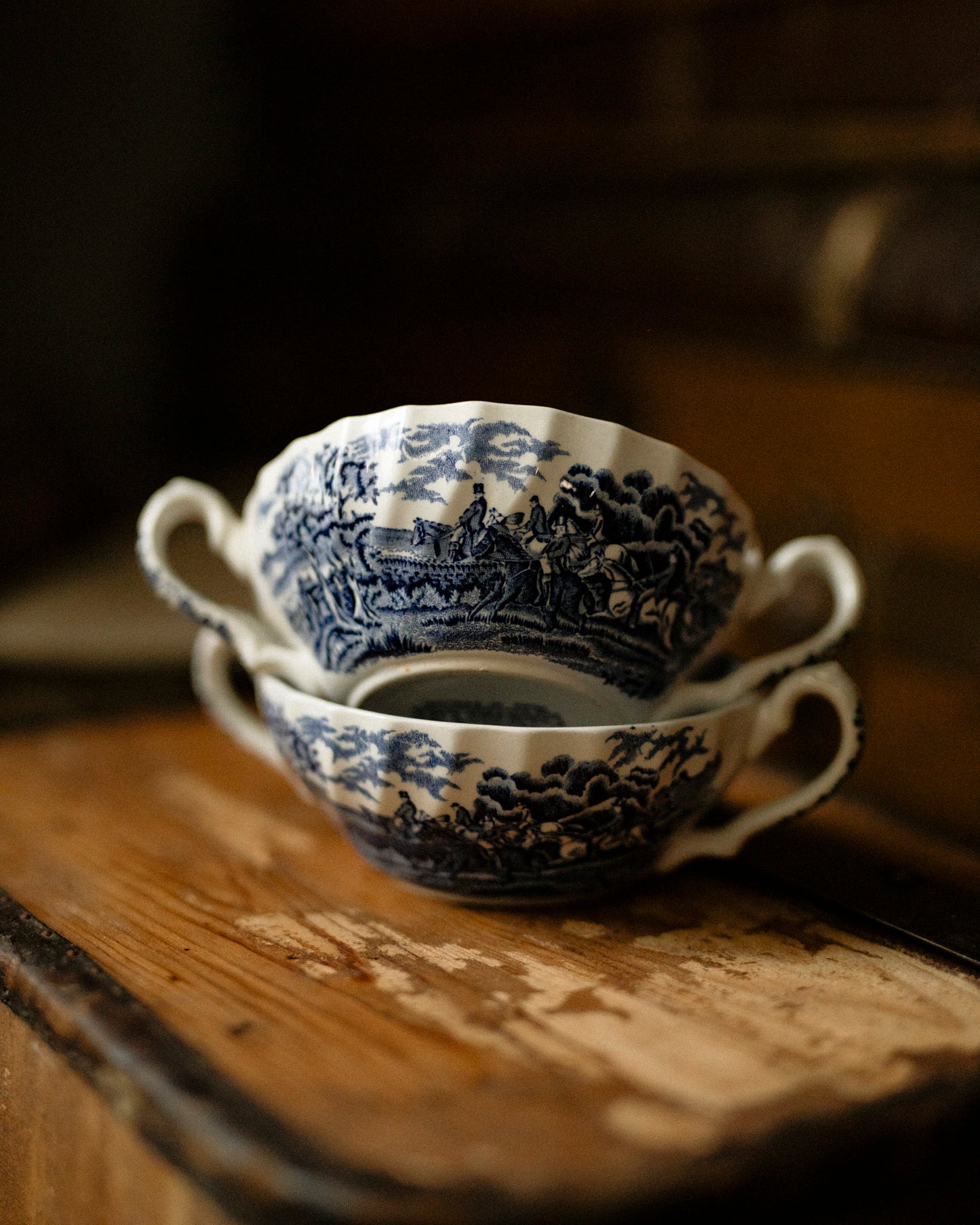 Myotts Staffordshire ware set of teacups
